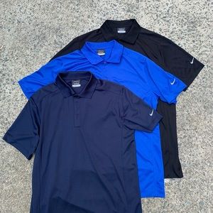 Nike Dri-Fit 3 Golf Polos Bundle